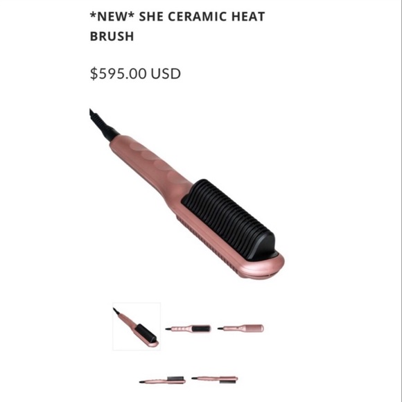 SHE Ceramic Heat Brush - Rose Gold - Picture 2 of 2